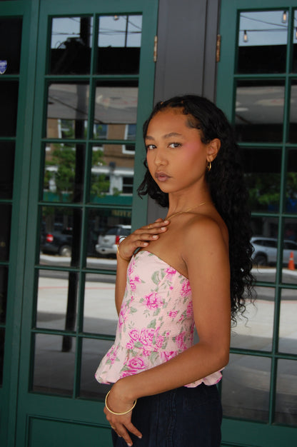 Floral Corset Top