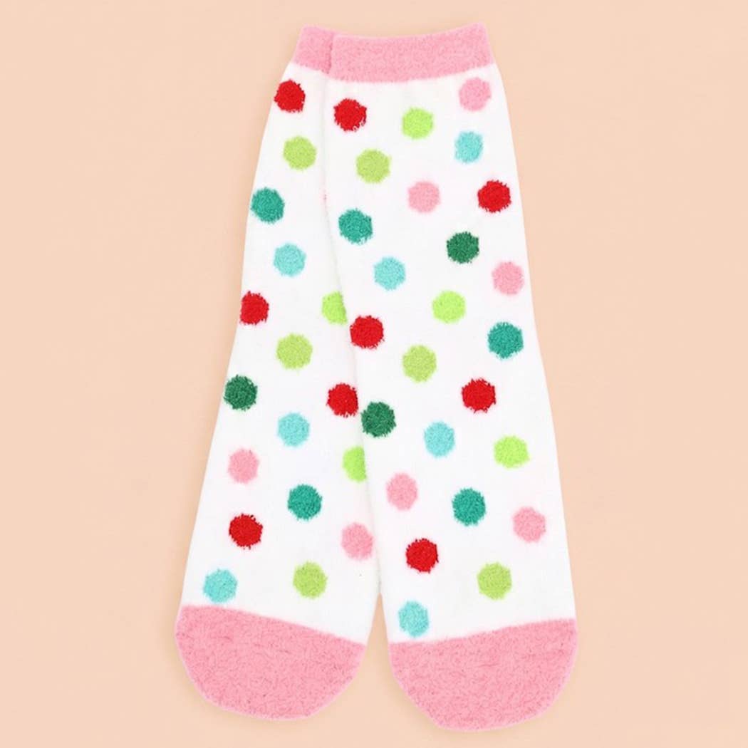 Fuzzy Christmas Socks