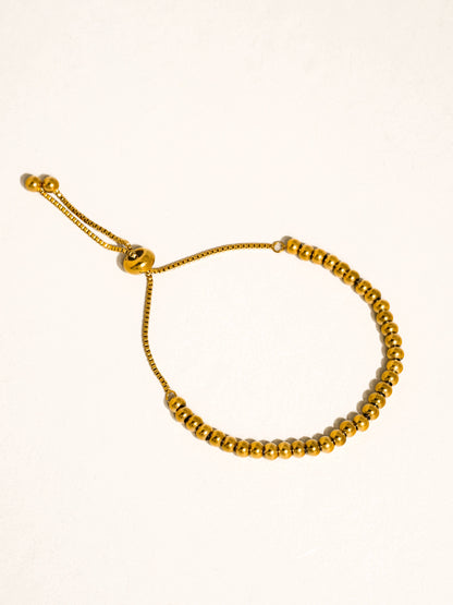 Liliane 18K Gold Non-Tarnish Beaded Bracelet