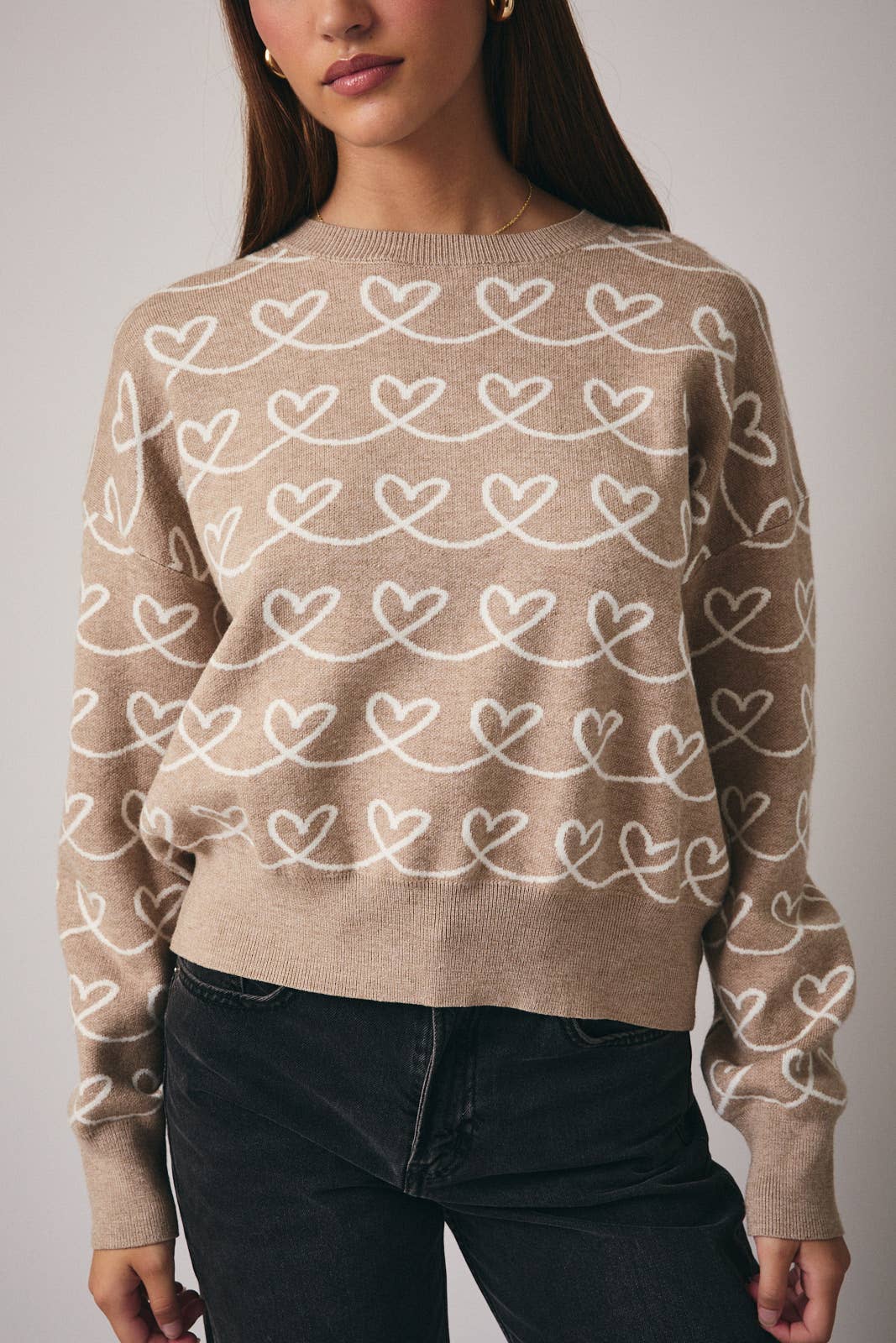 Heart Graphic Sweater