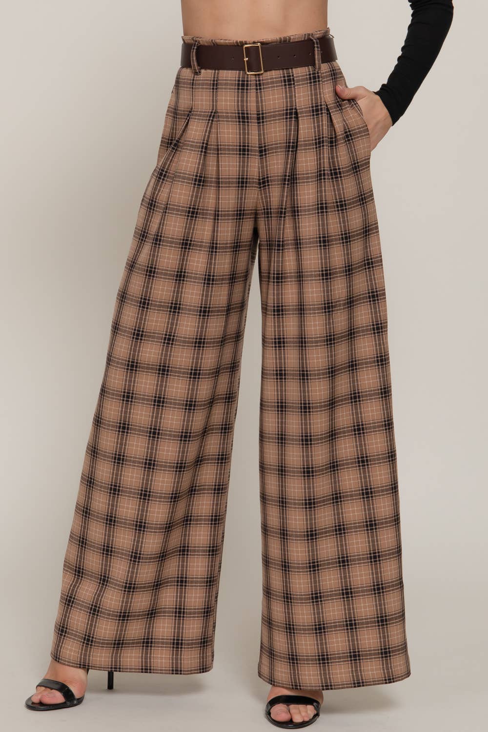 Plaid Woven Pants