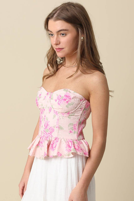 Floral Corset Top