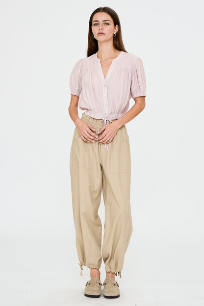 Smocked Waist Pants