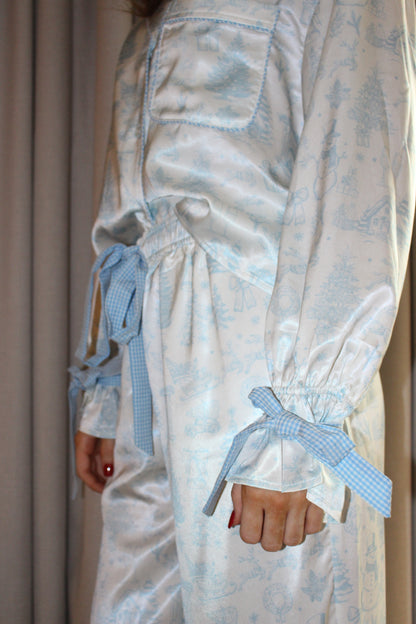 Gingham Tie PJ Top
