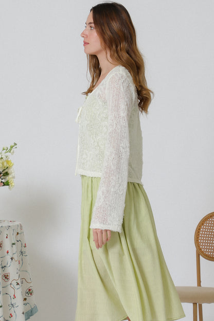Floral Textured Cardigan