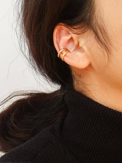 Non-Tarnish Braided Ear Cuff