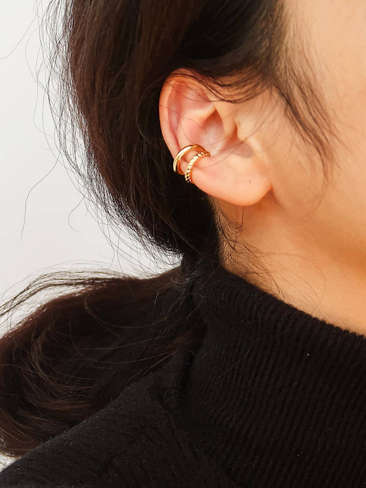 Non-Tarnish Braided Ear Cuff