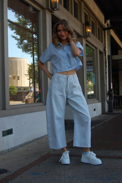 Boxy Button Down
