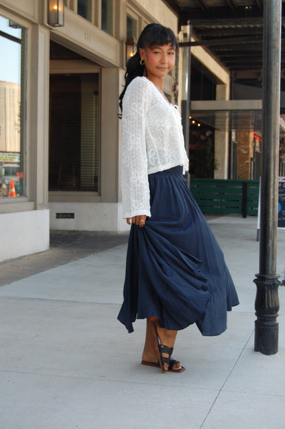 Smocked Waist Skirt