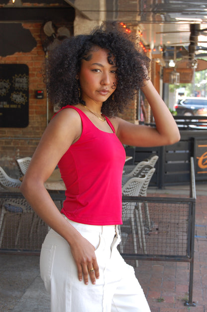 Square Neck Knit Top