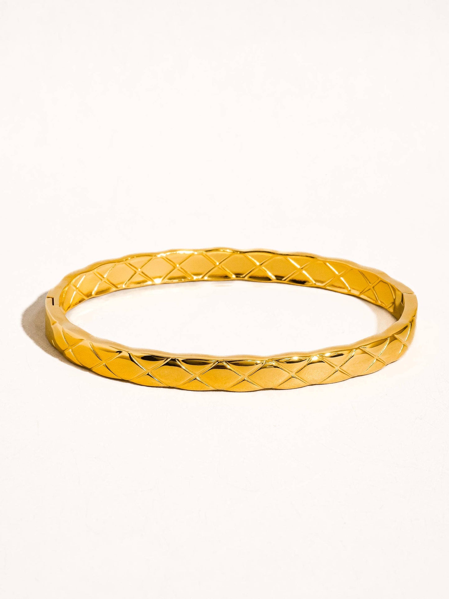Axl 18K Gold Non-Tarnish Braided Bangle