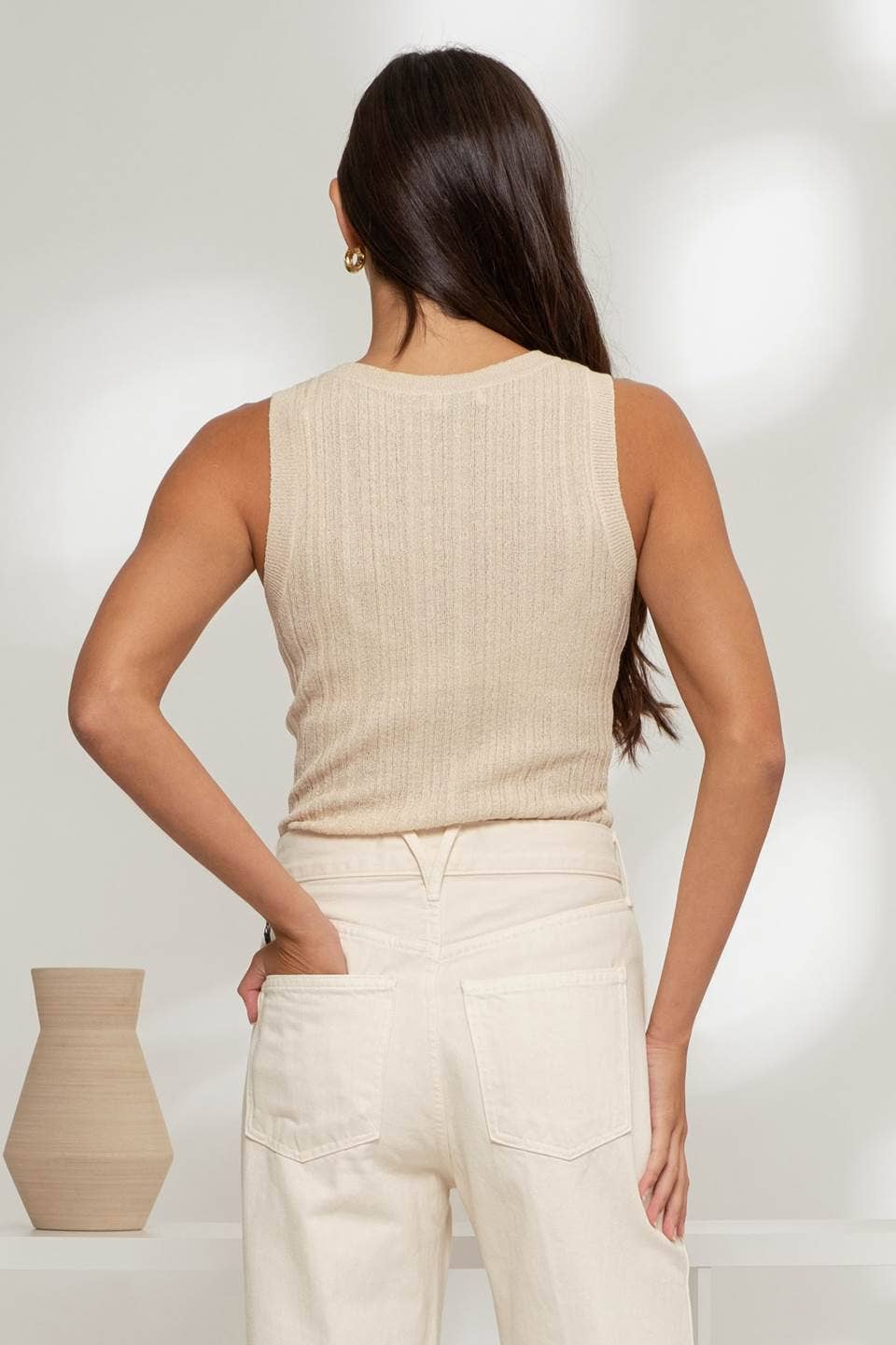 Ribbed Knit Top