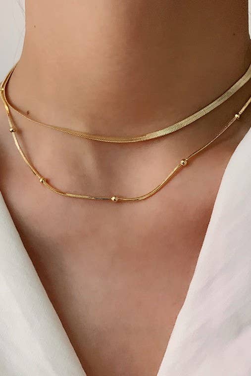 Non Tarnish Bone And Ball Chain