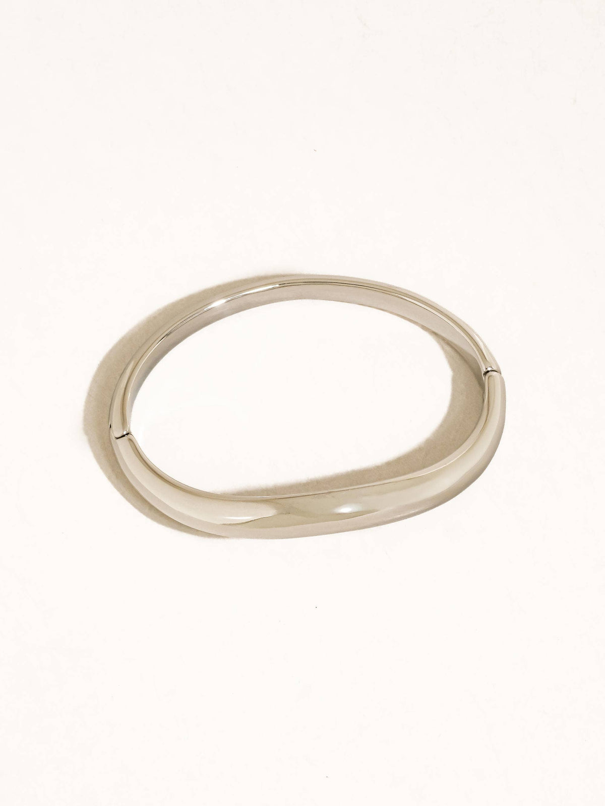 Mathieu 18K Gold Non-Tarnish Sculptural Bangle Bracelet