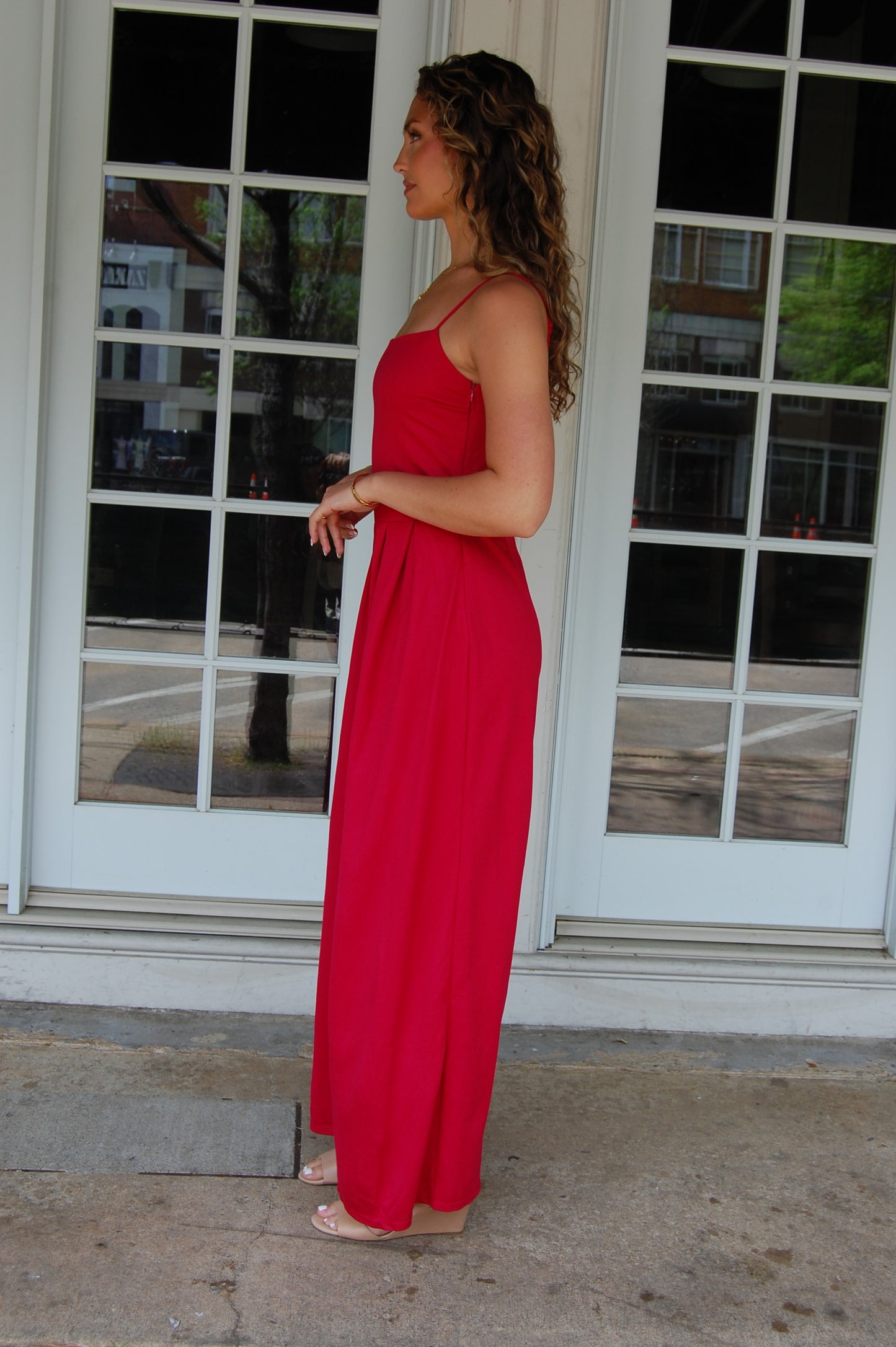 Pleated Jumpsuit
