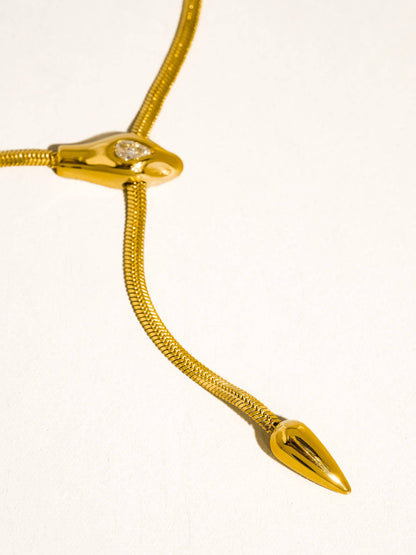 Gildora Non-Tarnish Y Lariat Necklace