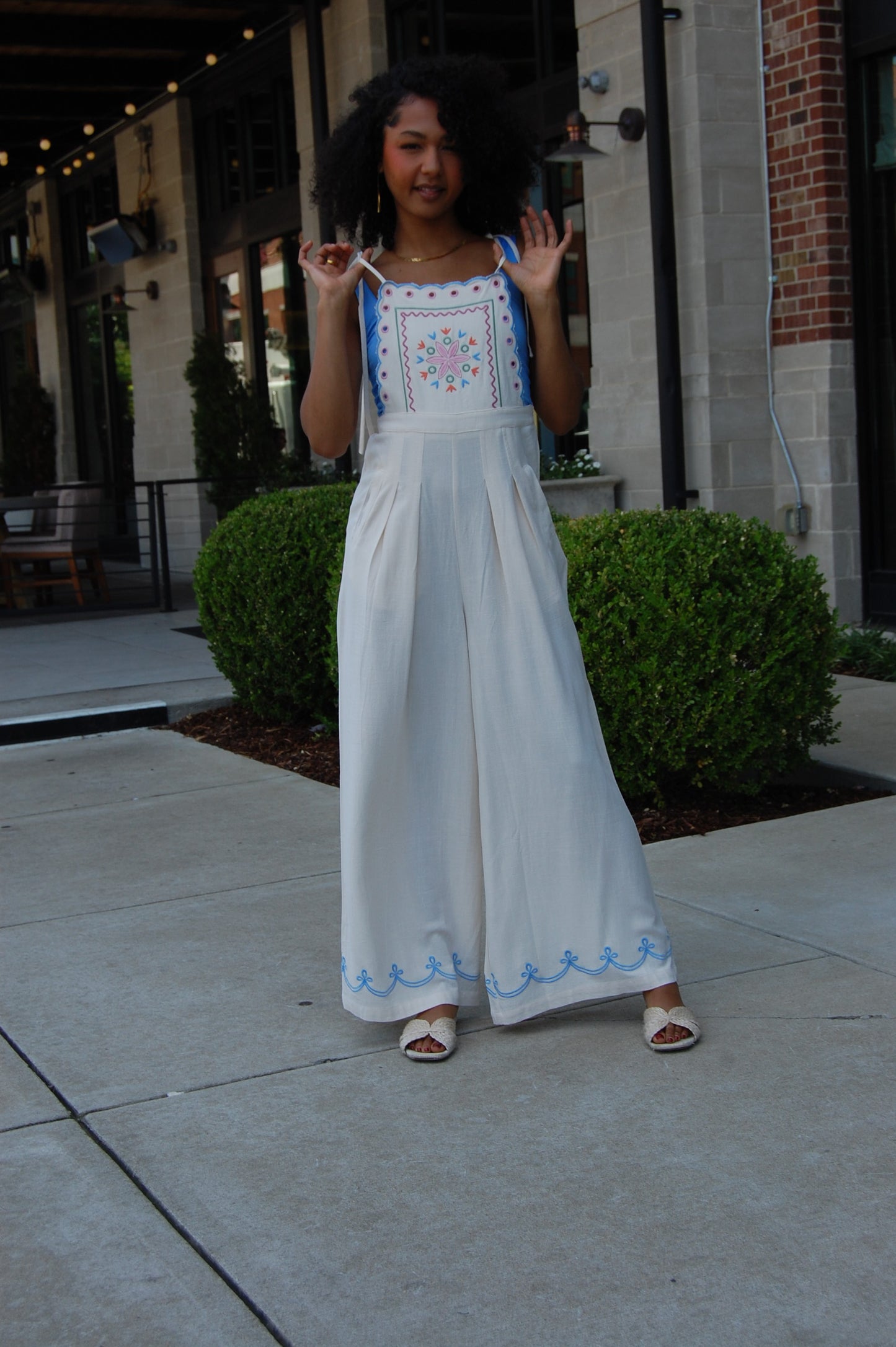 Embroidered Jumpsuit
