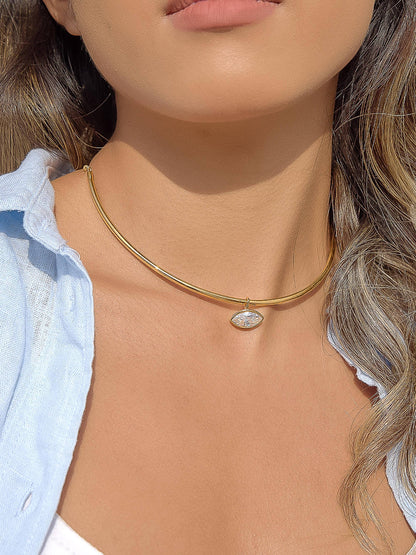 Non-Tarnish Classic CZ Choker