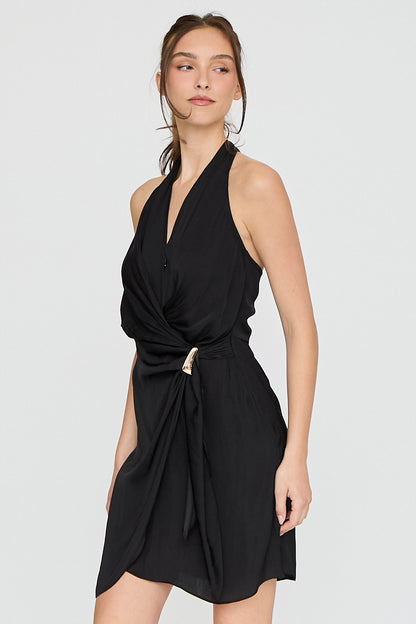 Overlap Mini Dress