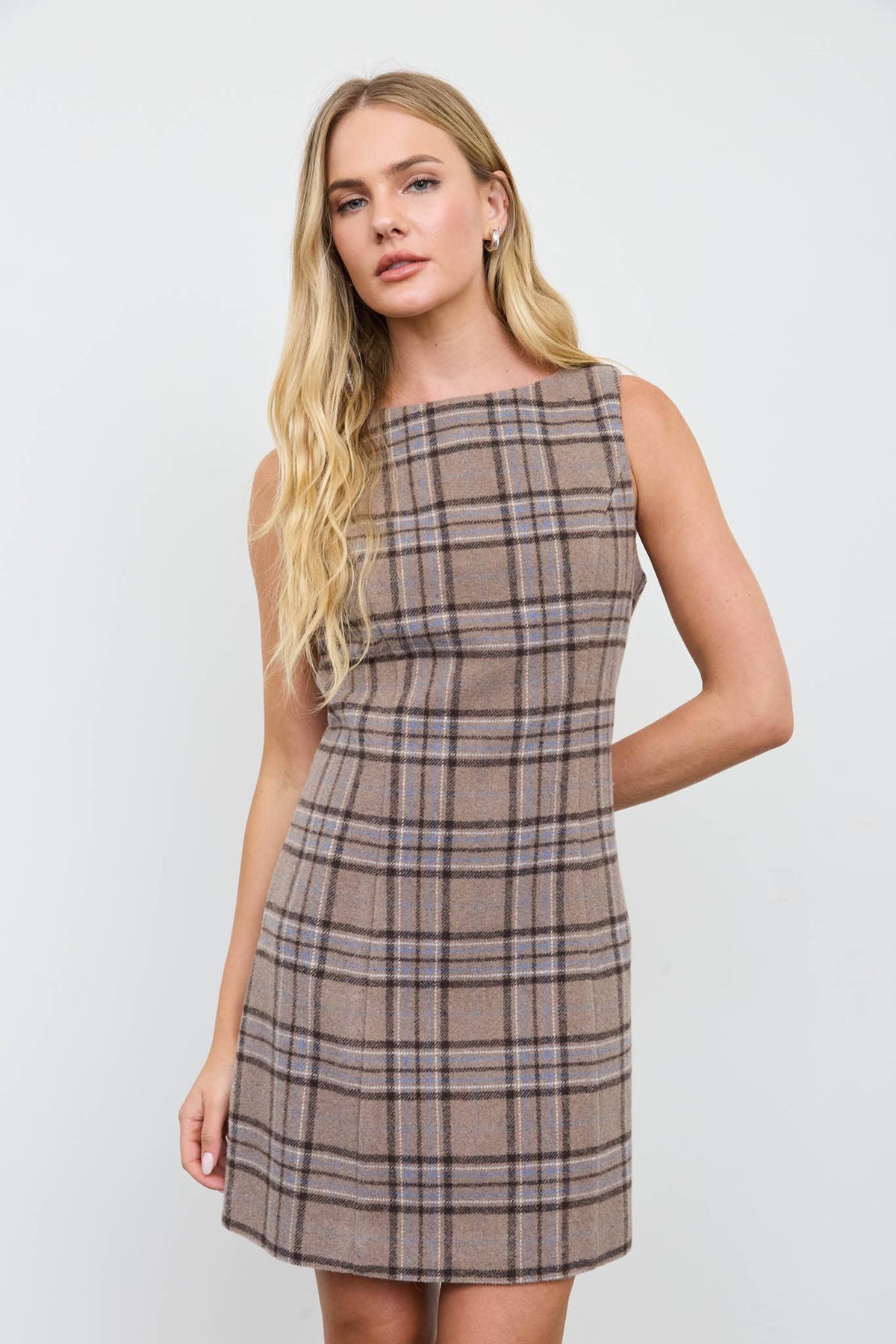 Plaid Mini Dress