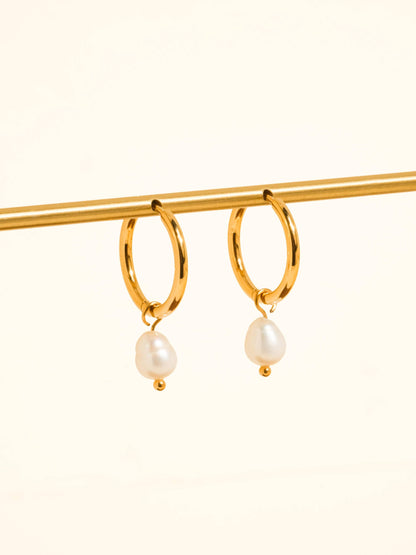 Non-Tarnish Classic Pearl Drop Earrings
