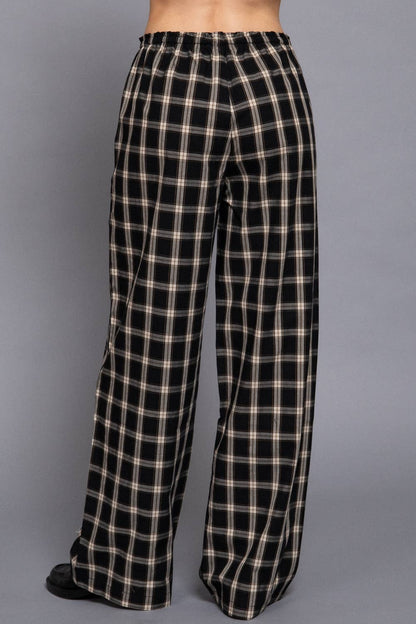 Plaid Pant Set