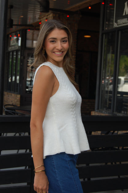 Peplum Sweater Top