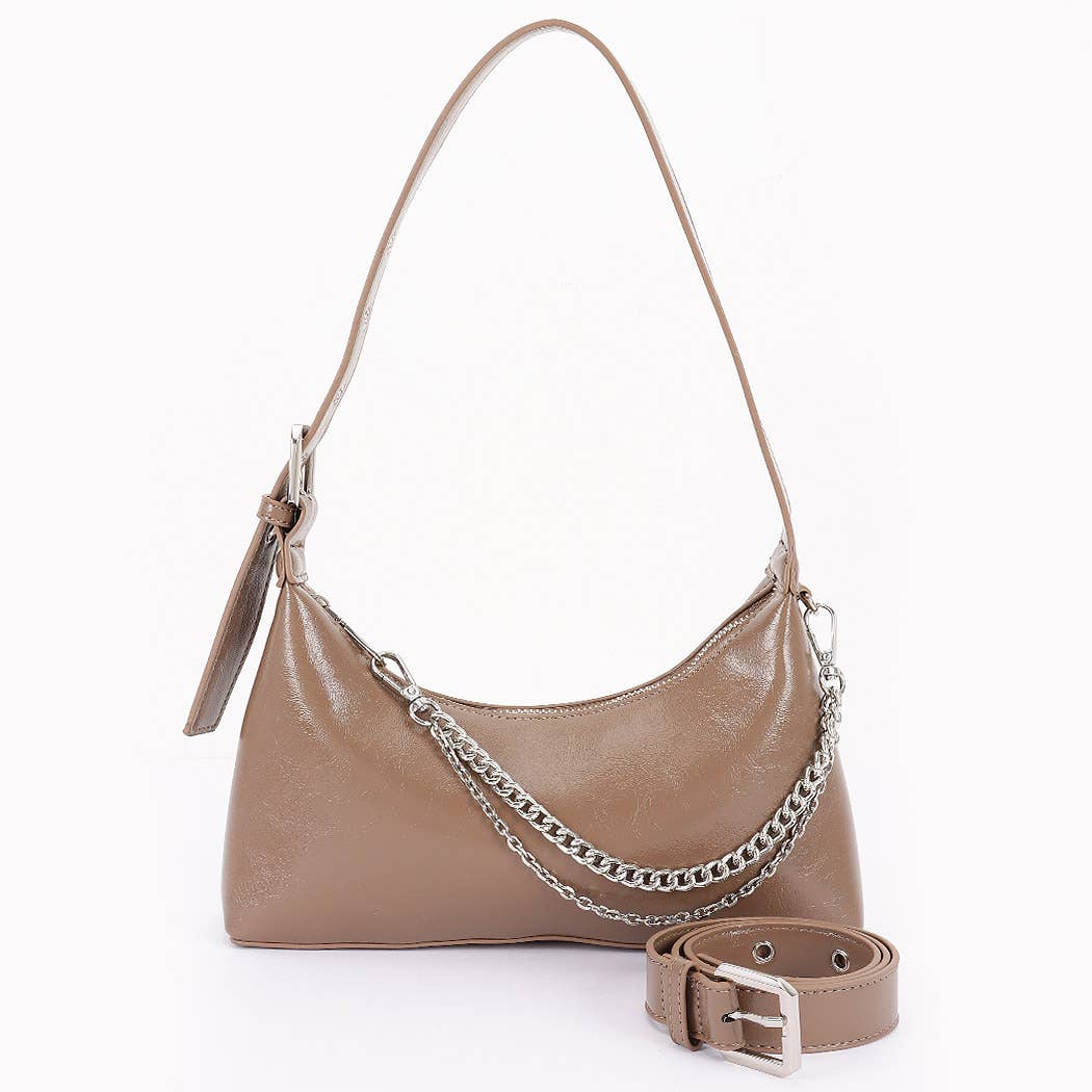 Metal Chain Shoulder Bag