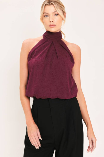 Woven Halter Top