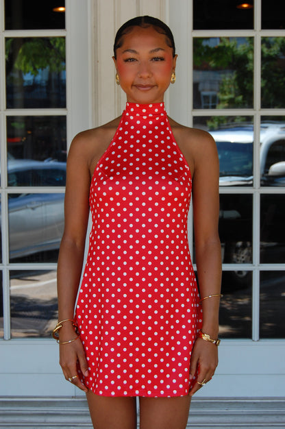 Polka Dot Bodycon Dress