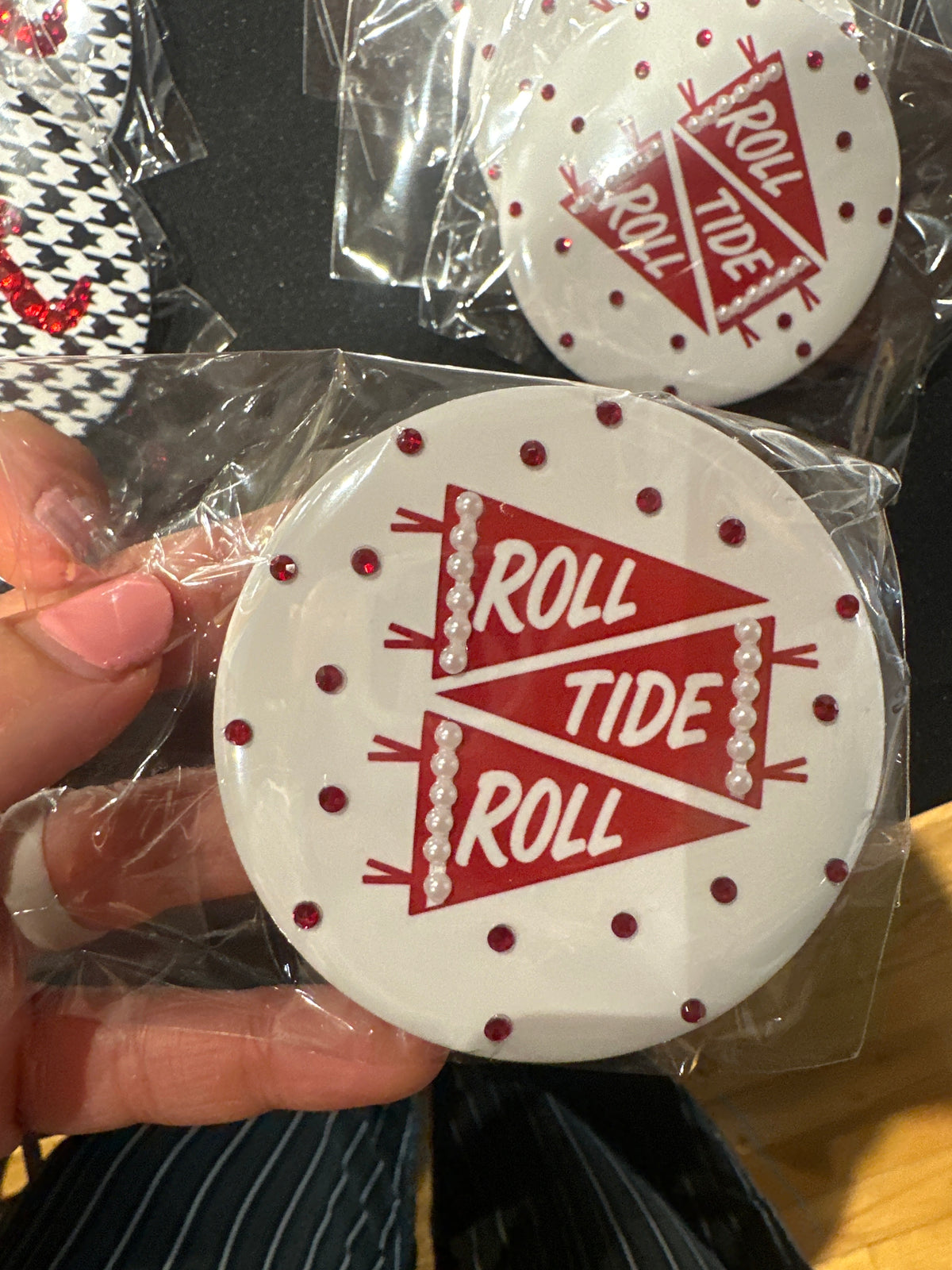 Roll Tide Flag Button