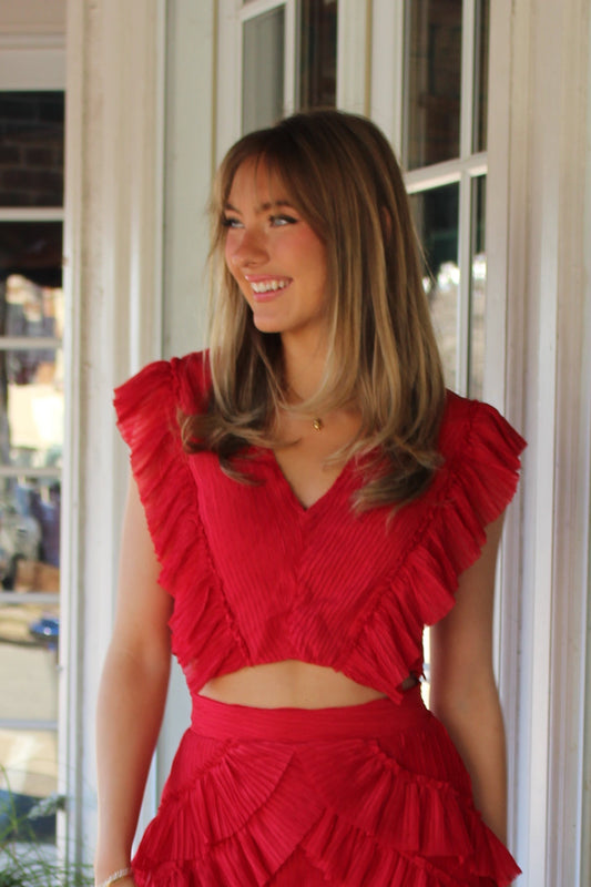 Ruffled Top Set