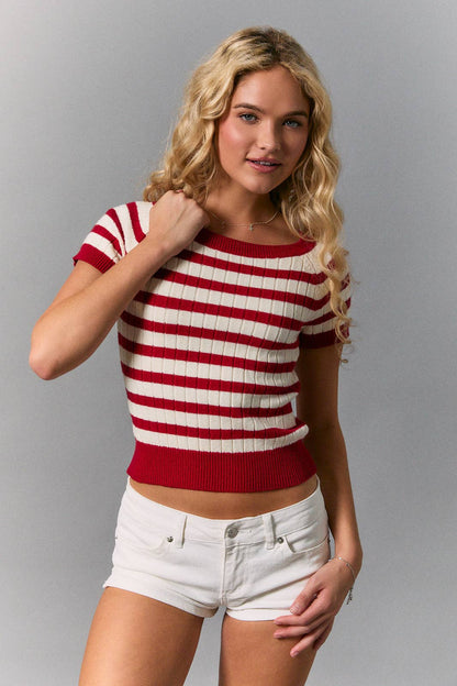 Stripe Knit Sweater