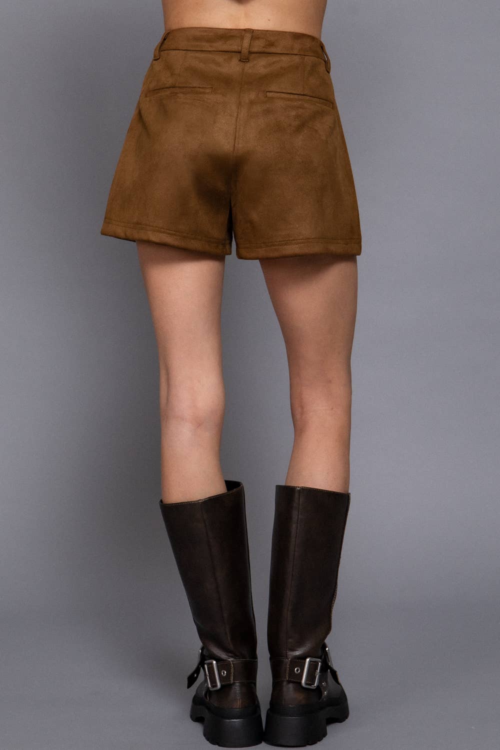 Suede Shorts