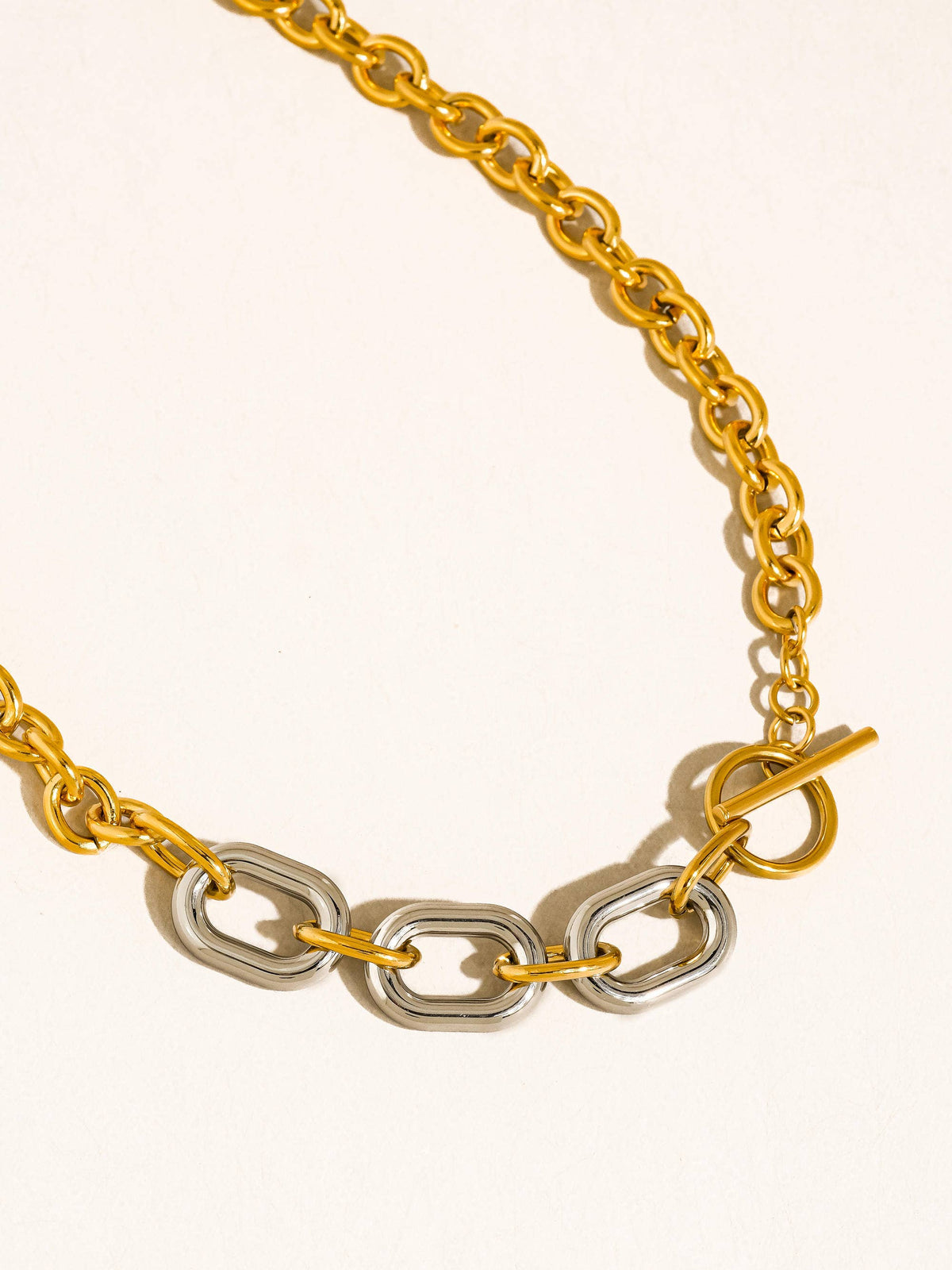 Non-Tarnish Two Tone Chain Necklace