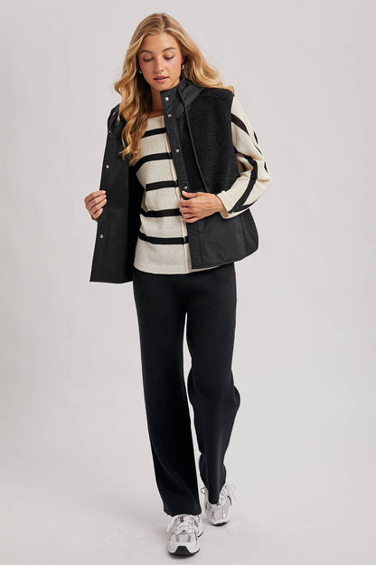 Sherpa Hooded Vest