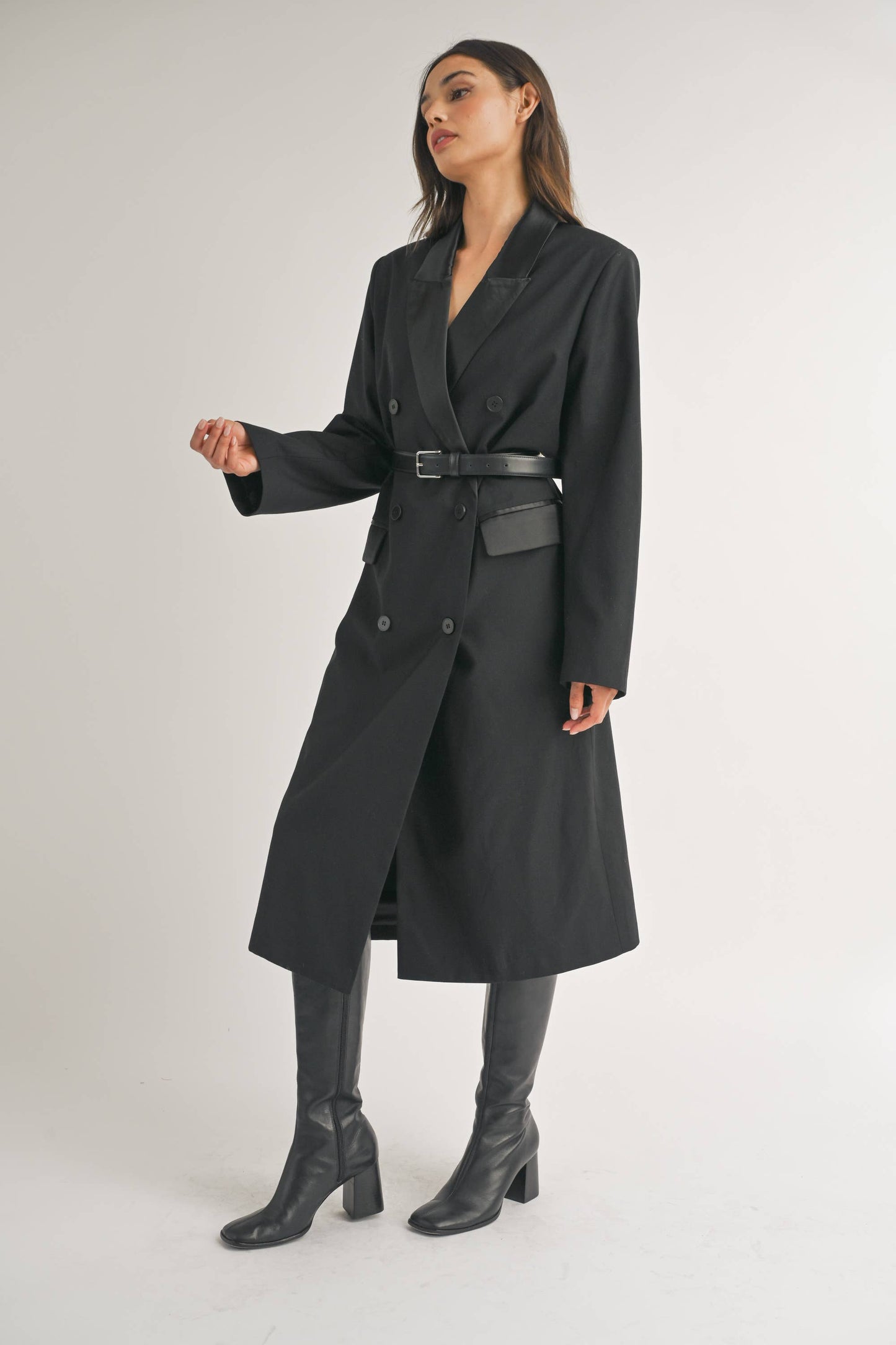 Tuxedo Trench Coat