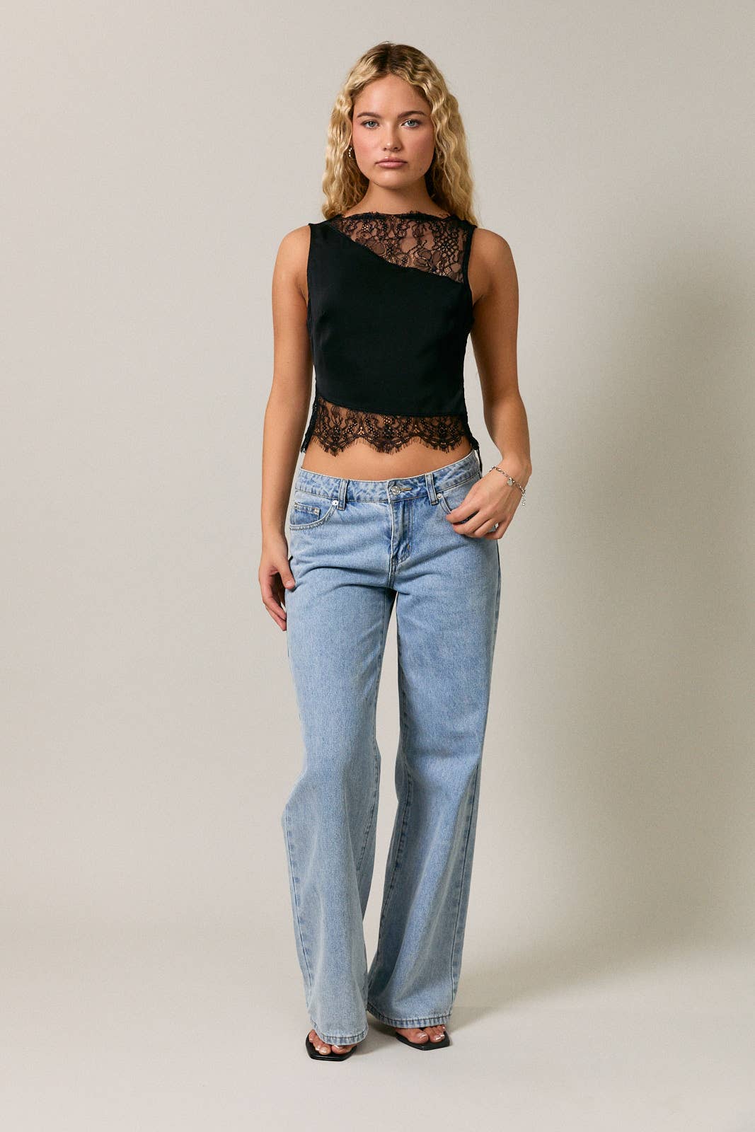 Lace Detail Top