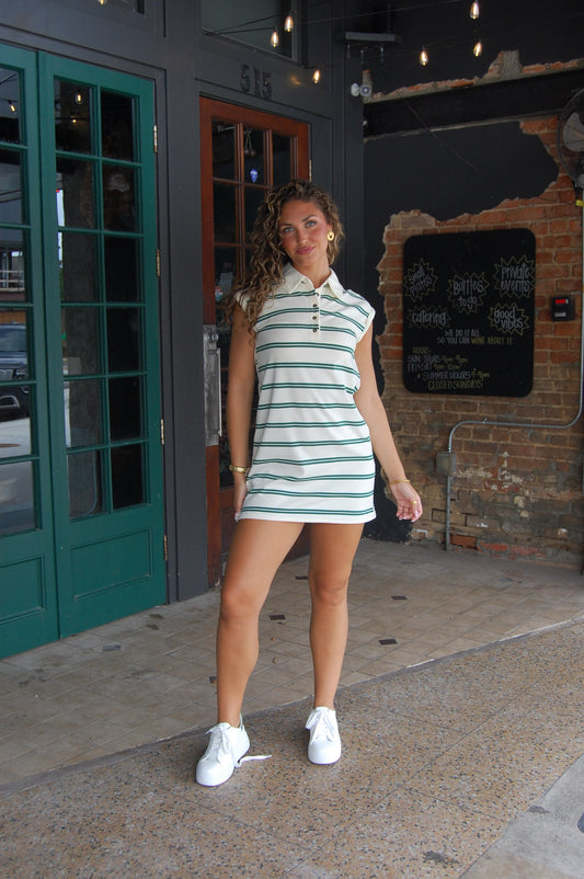 Stripe Shirt Dress