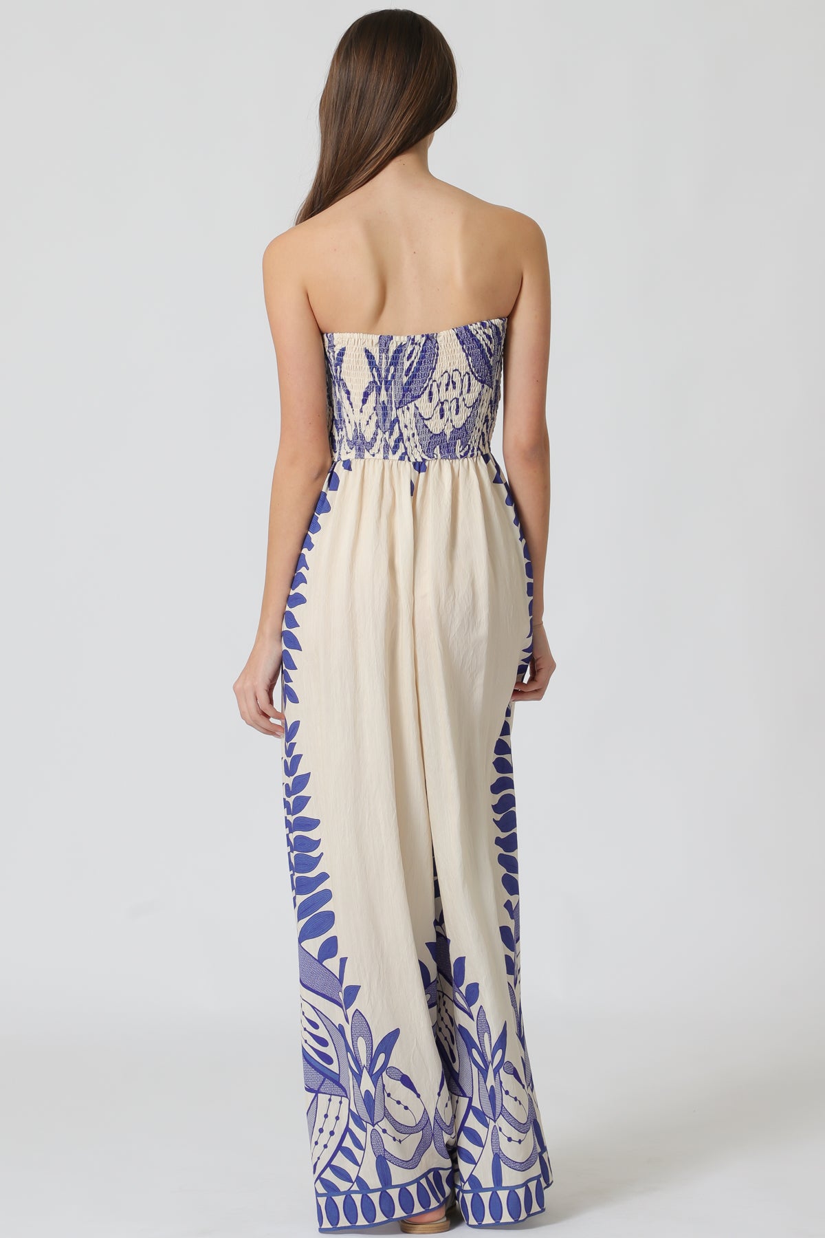 Tube Printed Jumpsuit