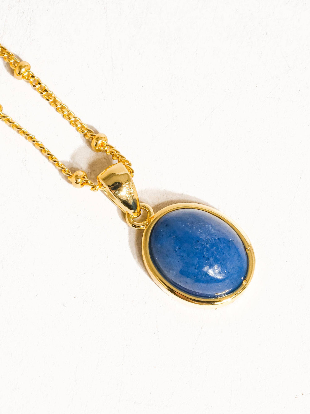 Non Tarnish Natural Stone Necklace