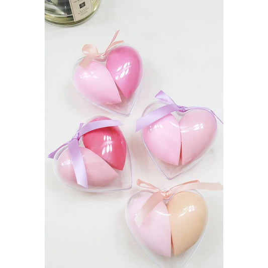 2 pk Beauty Blender in Heart Shape