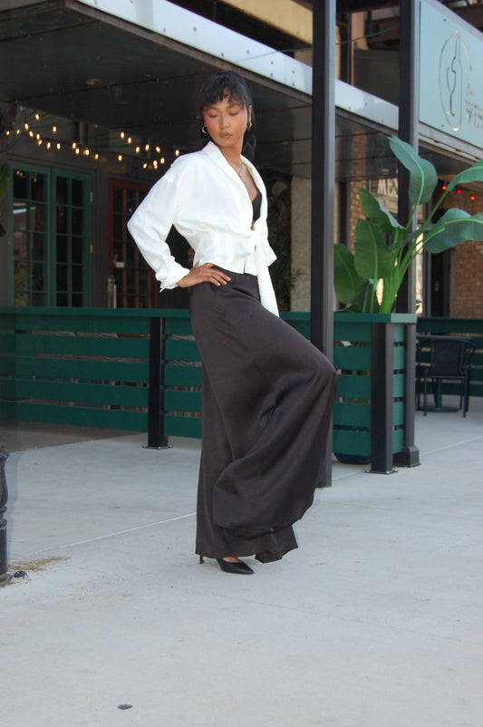 Flowy Silk Pants