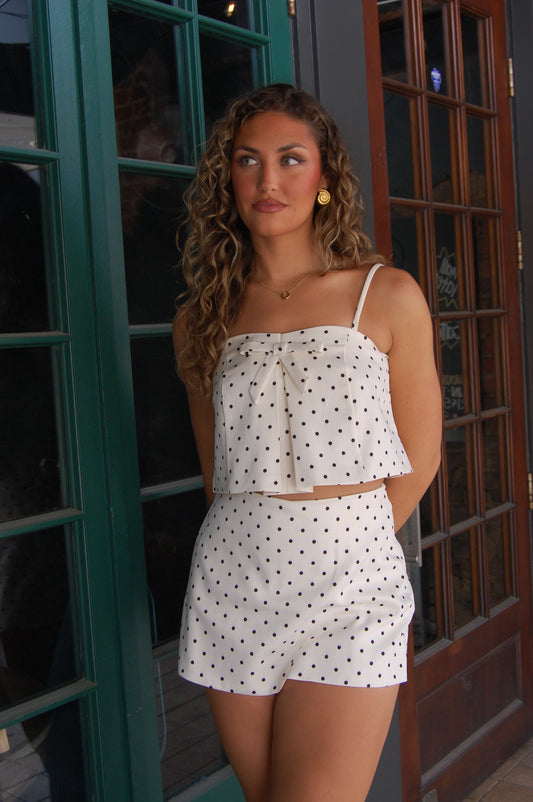 Polka Dot Skort Set