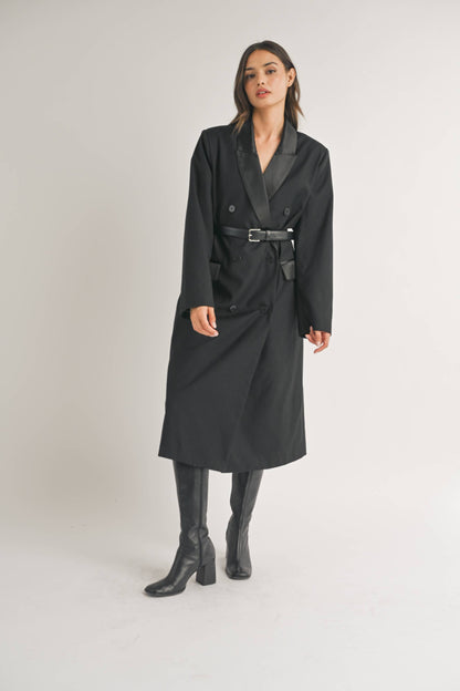 Tuxedo Trench Coat