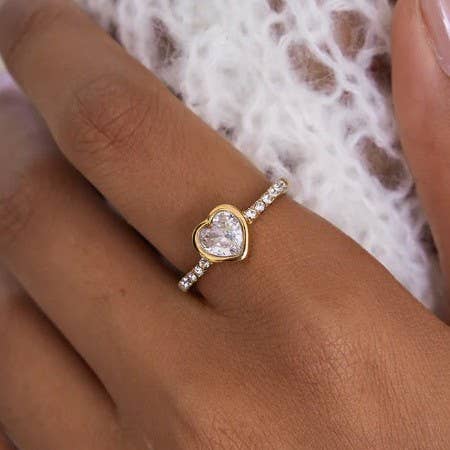 Non Tarnish Rhinestone Rings