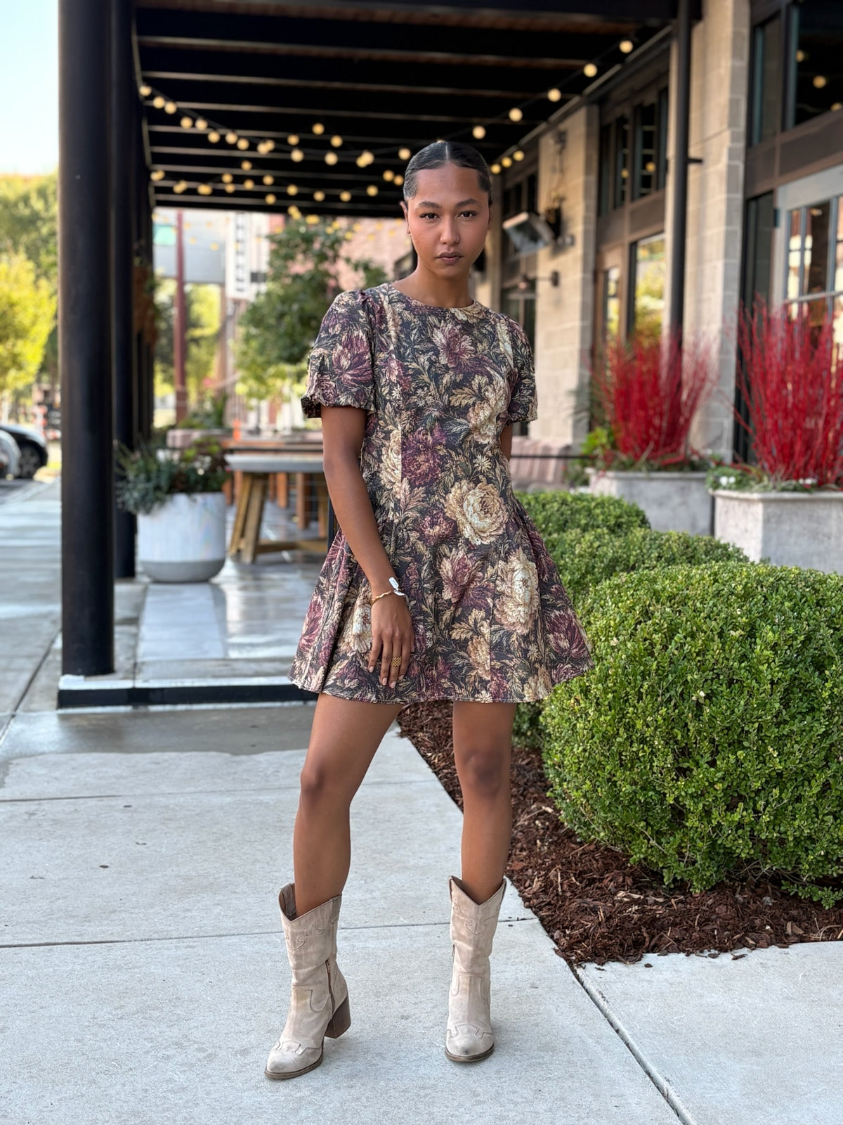 Vintage Floral Dress