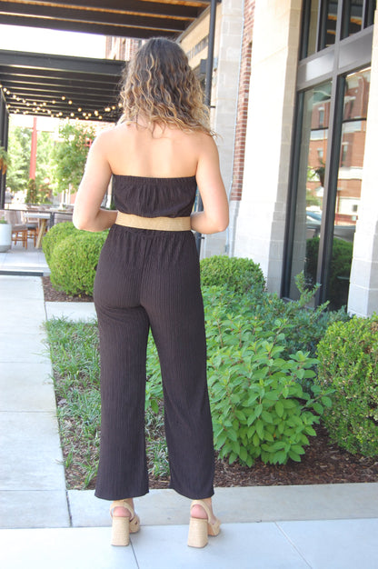 Textured Jumpsuit