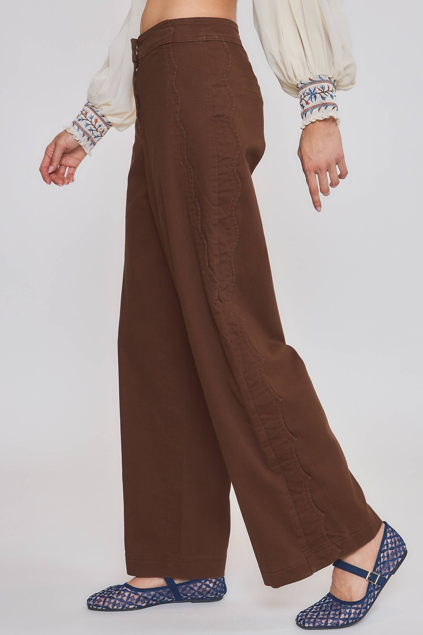 Wide Leg Trousers