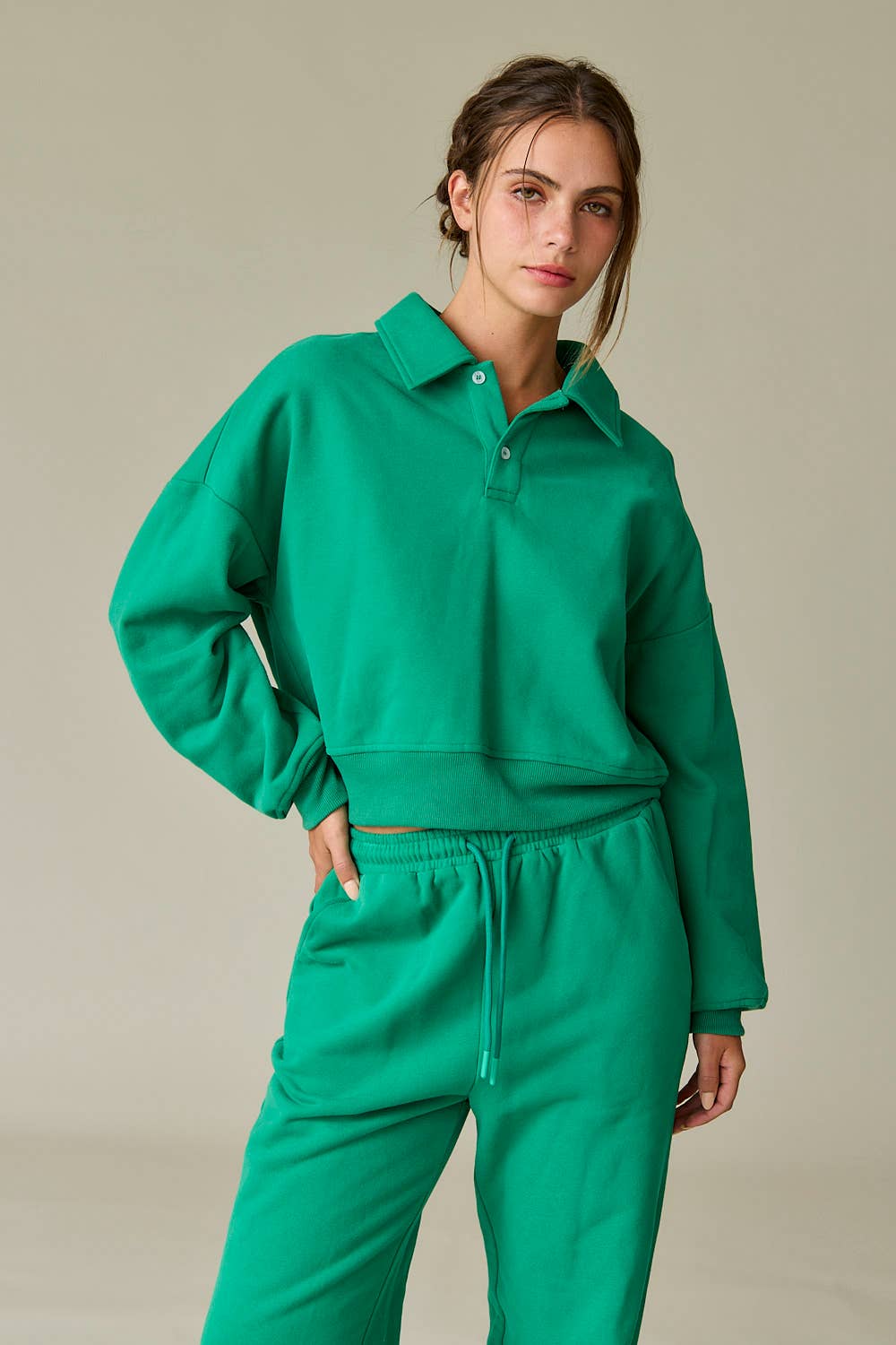 Lyla Polo Sweatshirt